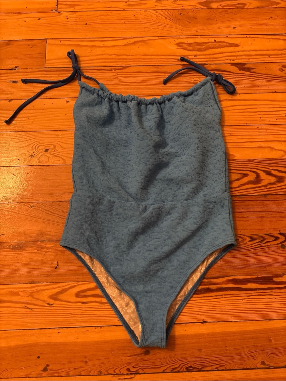 Free People Free-Est Margaret Convertible OnePiece Blue Size Medium NWOT $168